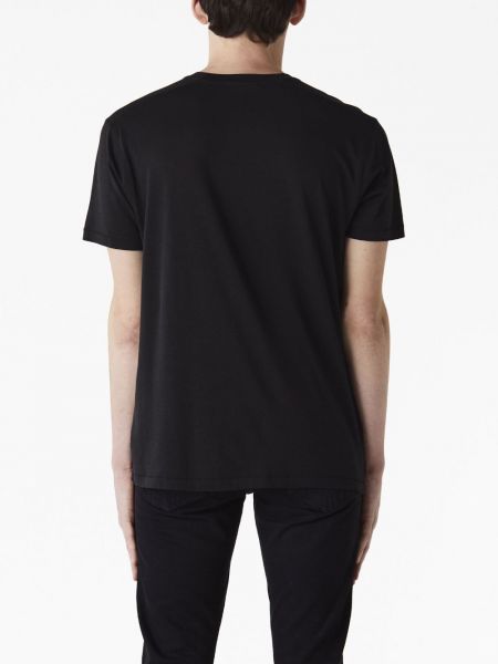 T-shirt di cotone Tom Ford nero