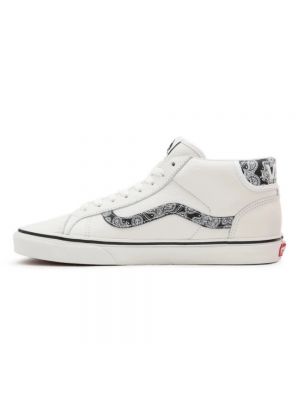 Sneakersy z wzorem paisley Vans białe