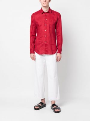 Chemise avec manches longues Peninsula Swimwear rouge
