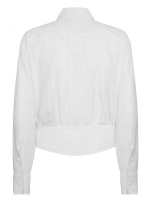 Marškiniai su kutais Dsquared2 balta