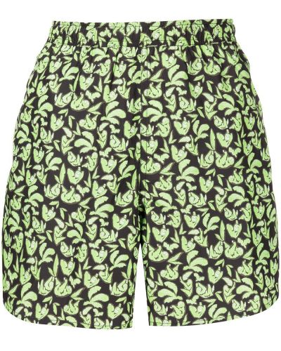 Pantalones cortos con estampado Lhd verde