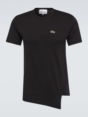 Bavlněné tričko jersey Comme Des Garãons Shirt černé