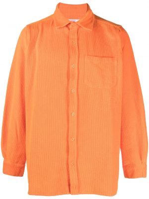 Kordbársony hímzett ing Erl narancsszínű