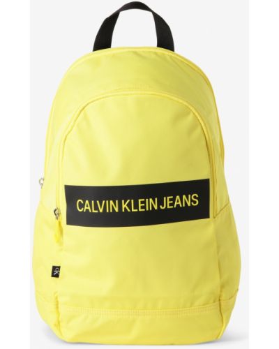 Plecak Calvin Klein Jeans, żółty