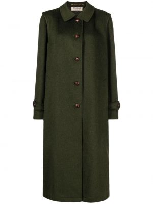 Vlnený kabát A.n.g.e.l.o. Vintage Cult zelená