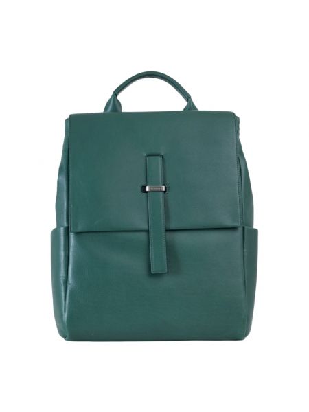 Leder rucksack Tramontano grün