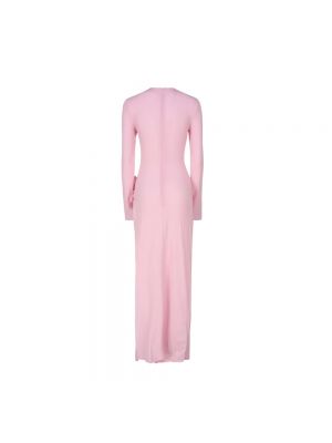 Vestido largo de algodón Magda Butrym rosa