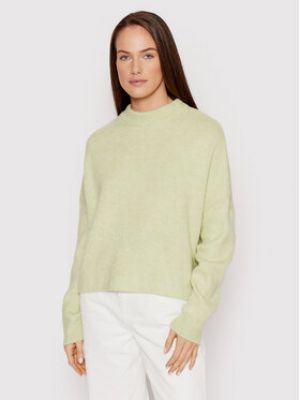 Pull en tricot large Na-kd vert