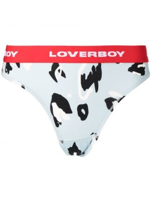 Trykt stringtruser Charles Jeffrey Loverboy blå