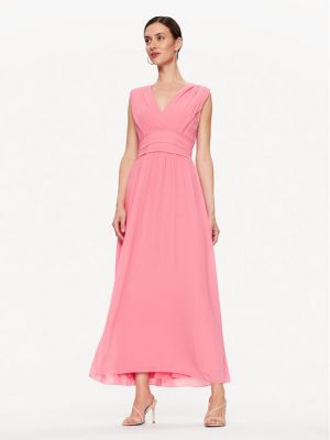 Večernja haljina Rinascimento ružičasta