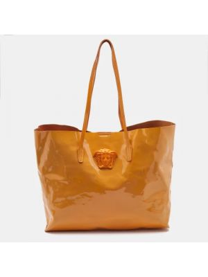 Bolso shopper de cuero Versace Pre-owned