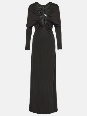Длинное платье Christopher Esber черное