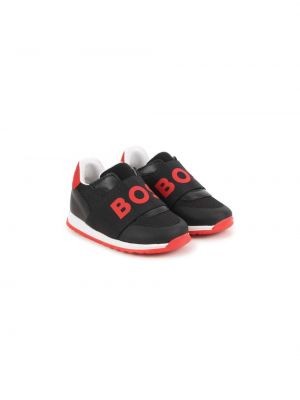 Sneakers con lacci con stampa Boss Kidswear