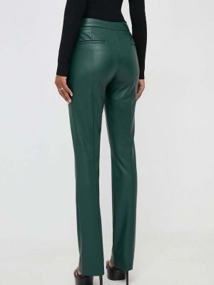 Jednobarevné kalhoty Marciano Guess zelené