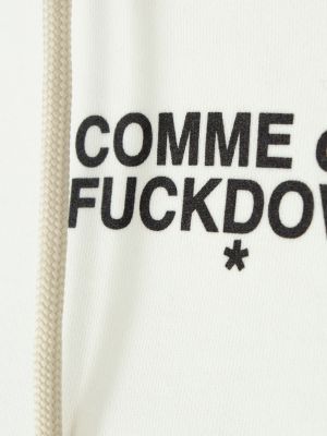 Худи Comme Des Fuckdown белое