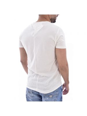 Camisa vaquera de cuello redondo Tommy Jeans blanco