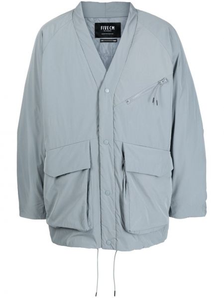 Pernata jakna s v-izrezom Five Cm plava