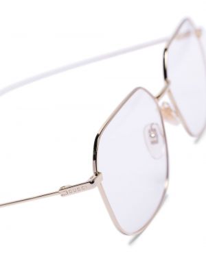 Brýle se srdcovým vzorem Gucci Eyewear zlaté
