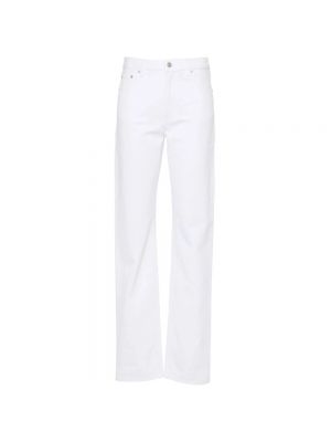 Białe proste jeansy Fabiana Filippi