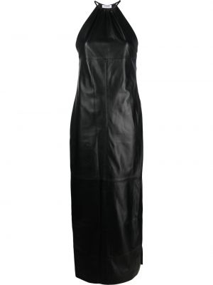 Δερμάτινη βραδινό φόρεμα Filippa K μαύρο