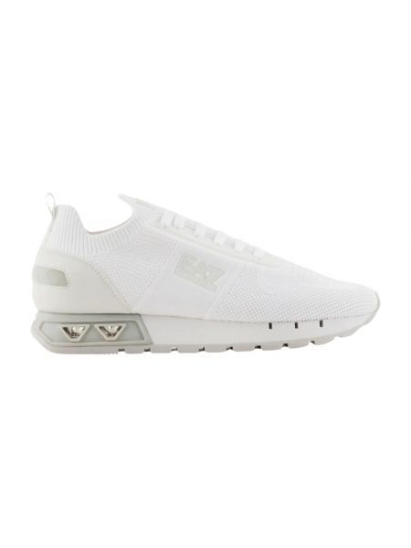 Sneakersy wsuwane z siateczką Emporio Armani Ea7 białe
