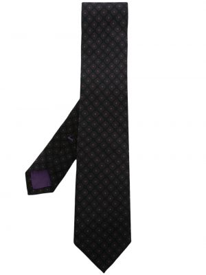 Копринена вратовръзка с принт Ralph Lauren Purple Label