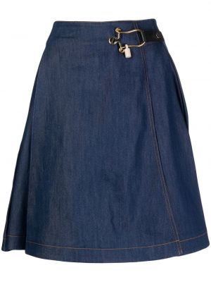 Džinsinis sijonas Balenciaga Pre-owned mėlyna