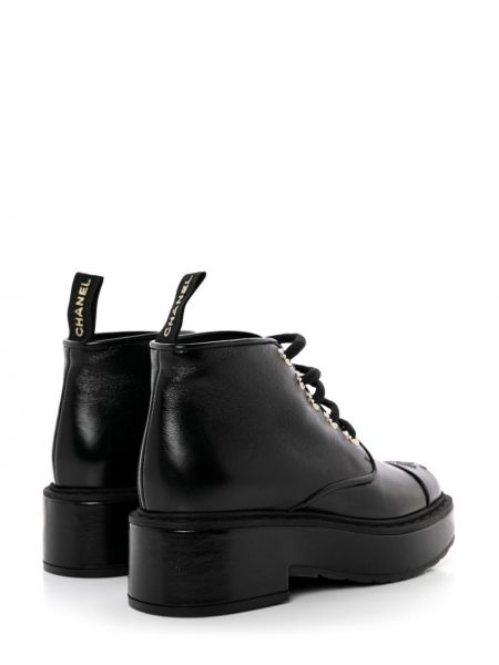 Auliniai batai Chanel Pre-owned juoda