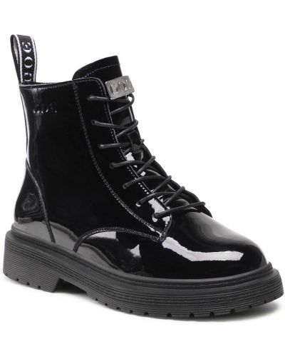 Členkové topánky outdoorové Goe čierna