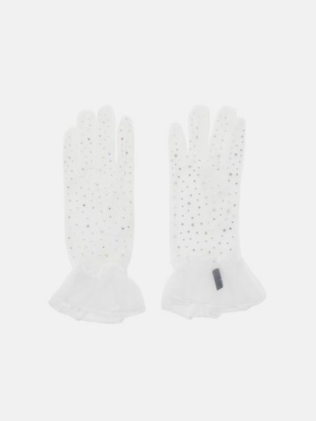 Rękawiczki Pieces białe
