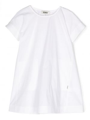 Mini šaty Ecoalf - biely
