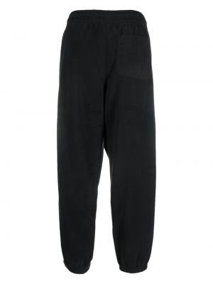 Haftowane spodnie sportowe polarowe New Balance czarne