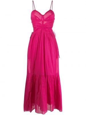 Šaty Isabel Marant Etoile růžové