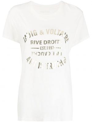 T-shirt con stampa Zadig&voltaire bianco