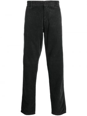 Pantalon en velours côtelé en coton Aspesi gris