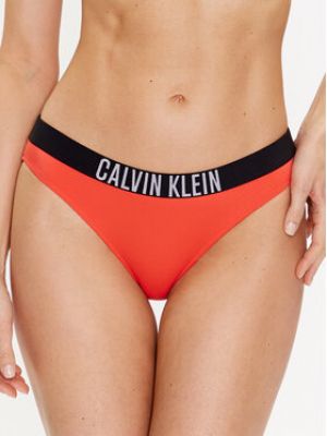Plavky Calvin Klein Swimwear oranžové