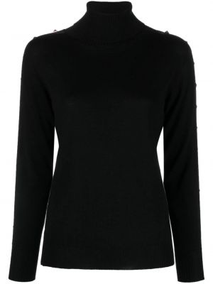Вълнен пуловер D.exterior черно