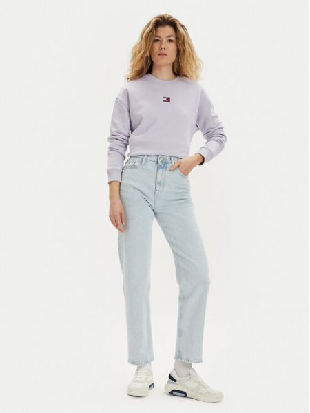 Sweat zippé Tommy Jeans violet