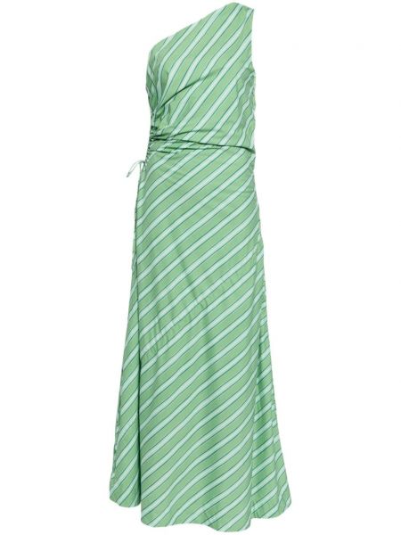 Bavlnené dlouhé šaty Faithfull The Brand zelená