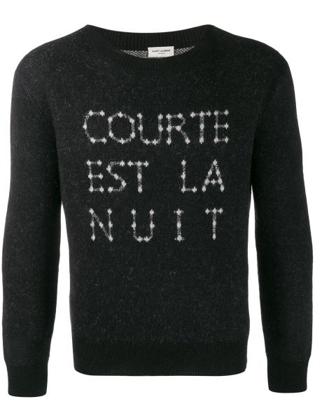 Пуловер Saint Laurent сиво