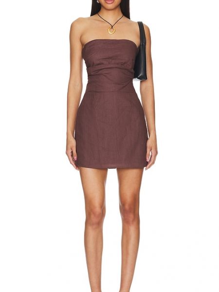 Mini vestido Sndys marrón