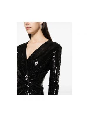 Sukienka mini z cekinami Diane Von Furstenberg czarna
