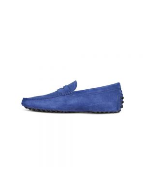 Loafers zamszowe wsuwane Tod's niebieskie