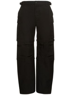 Cargo kalhoty Wardrobe.nyc černé