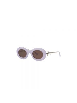 Okulary przeciwsłoneczne Jacquemus fioletowe
