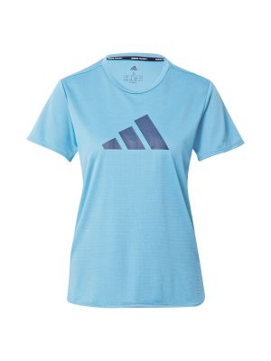 Top in maglia Adidas Performance blu
