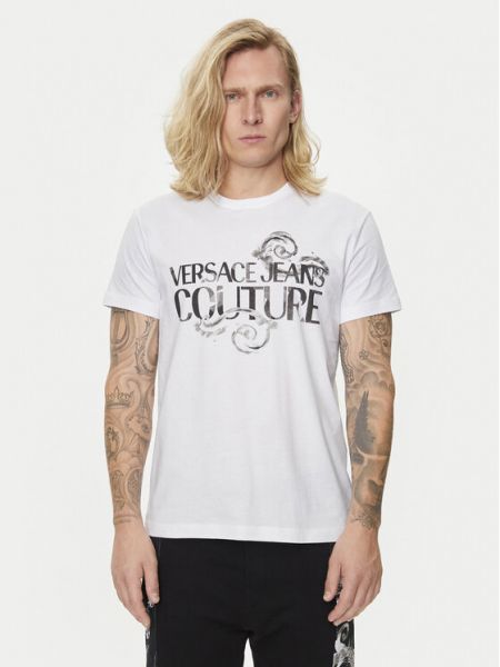 Marškinėliai Versace Jeans Couture balta