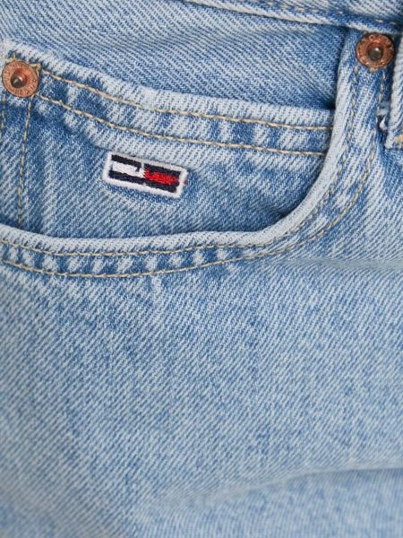 Džínové šortky s vysokým pasem Tommy Jeans modré