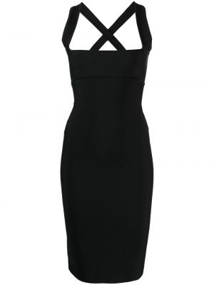 Коктейлна рокля Herve L. Leroux черно