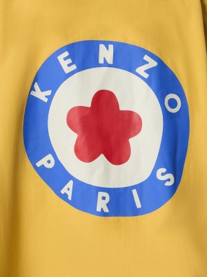 Bavlnená vetrovka Kenzo Paris žltá